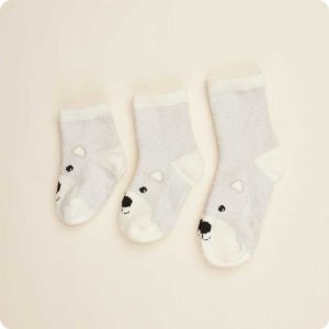 Marshmallow Bear No-Slip Socks